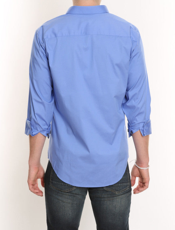 SLIM FIT DOBBY OXFORD SHIRT – madison-island